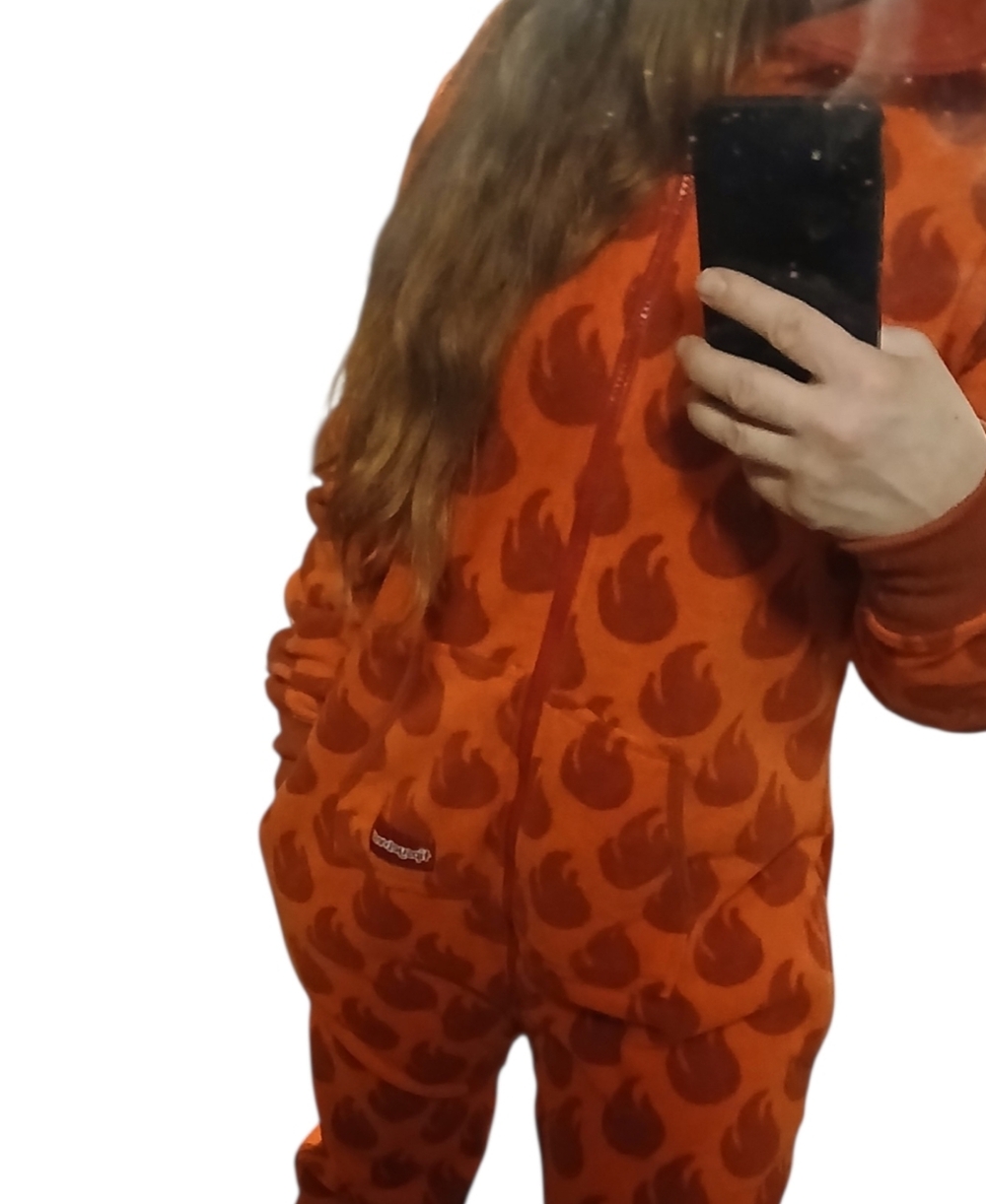 Tipsy Elves Taco Bell Fire! Sauce Unisex Onesie Size Medium - Picture 10 of 11